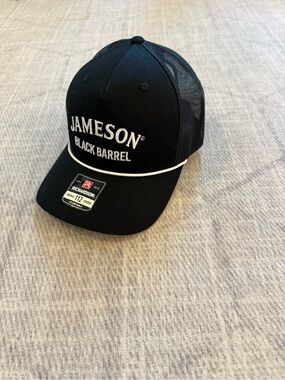 Jameson Black Barrel Black Trucker Hat